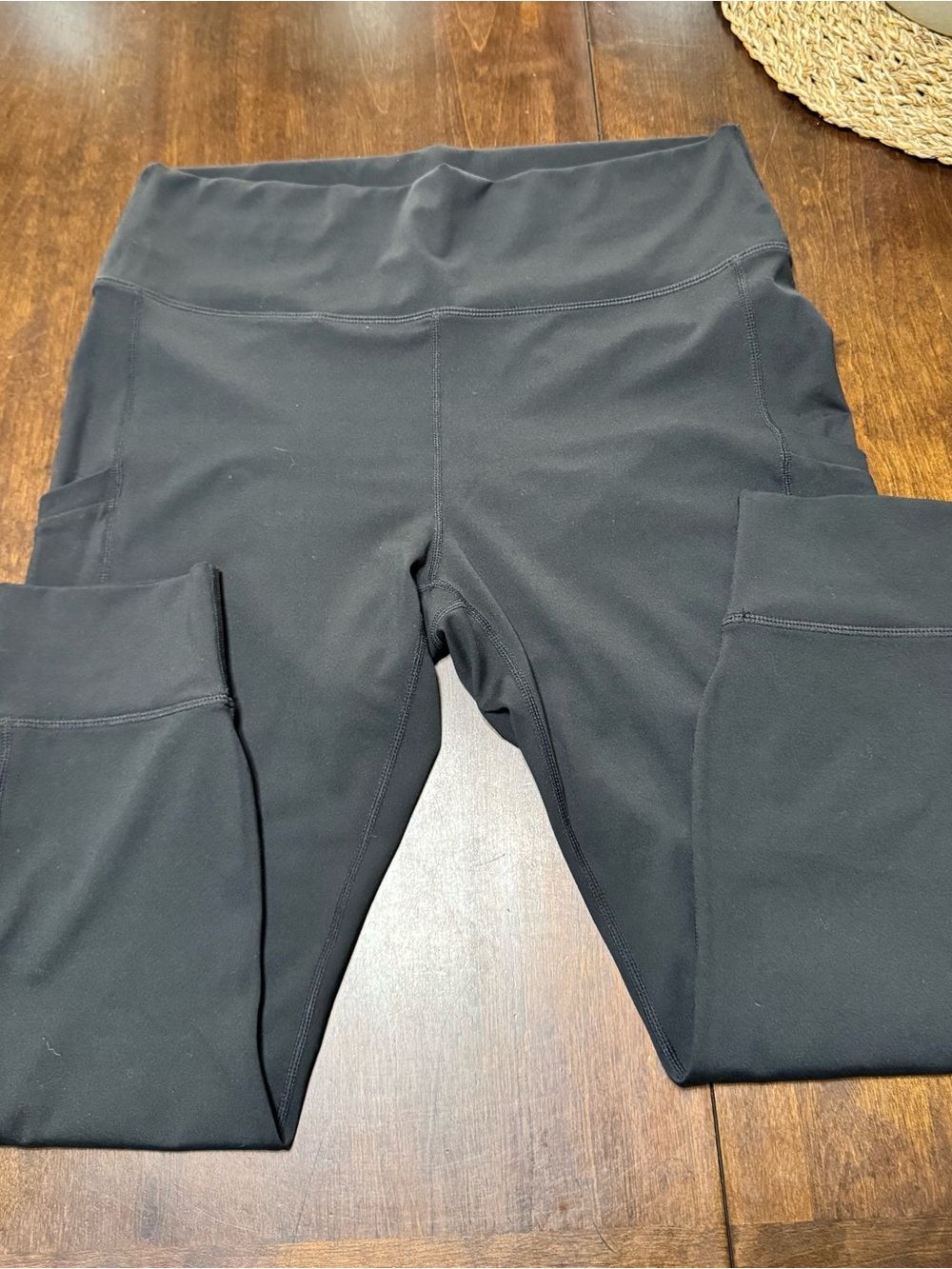 Fabletics PureLuxe Pocket High Waisted 7/8 Leggings Black XXL
